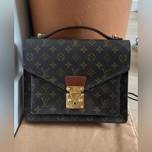 Louis Vuitton monogram vintage monceau large size